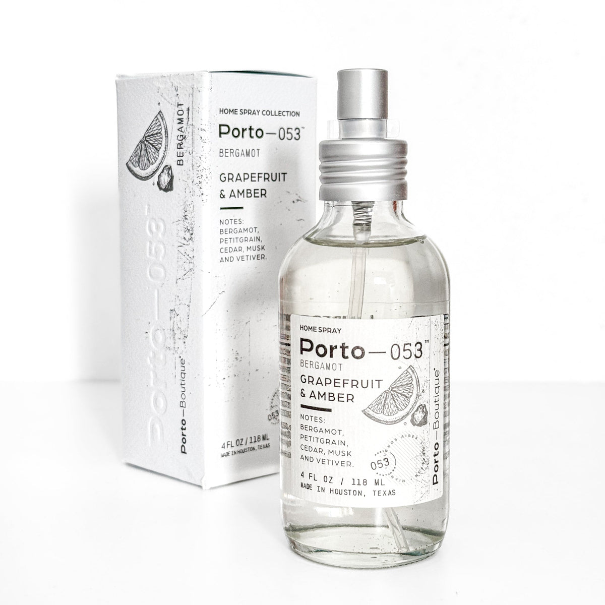Porto-053 Room Spray — Premium Home Fragrance, Linen & Fabric Freshener | 4 oz