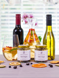 Red & White Sangria Kit – DIY Wine Cocktail Gift Set for Hostess or Brunch